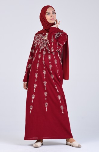 فستان أحمر كلاريت 1818-04