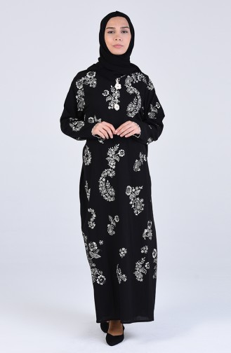 Robe Hijab Noir 2424-01