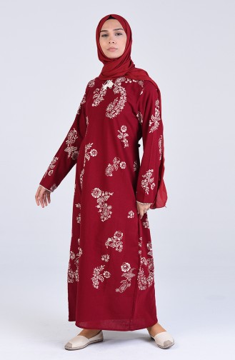 Robe Hijab Bordeaux 2424-03