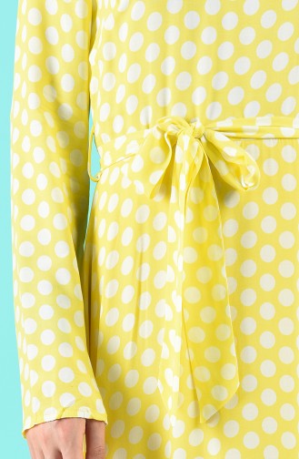 Polka Dot Dress 20y3034301c-02 Yellow 20Y3034301C-02