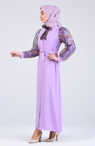 Lila Hijab Kleider 2070-04