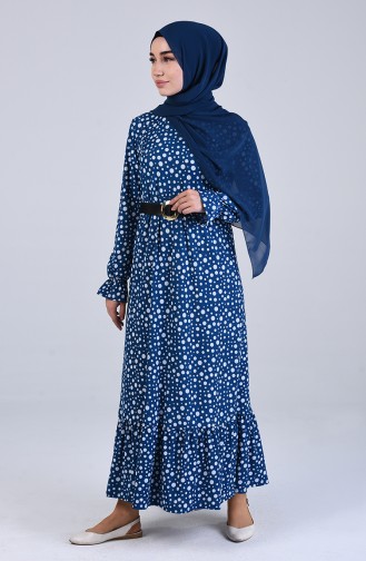 Black Hijab Dress 7011-03