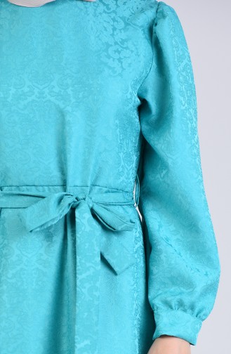 فستان أخضر حشيشي 60152-01