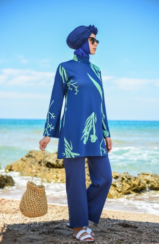 Maillot de Bain Hijab Indigo 20132-03