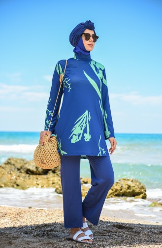 Indigo Swimsuit Hijab 20132-03