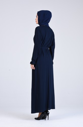 Dunkelblau Abayas 4037-01