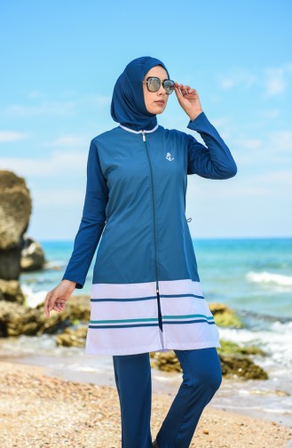 Hijab Swimsuit 1277-03 Petrol 1277-03