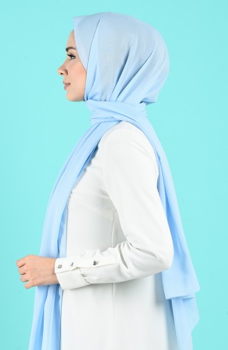 Babyblau Schal 13176-01