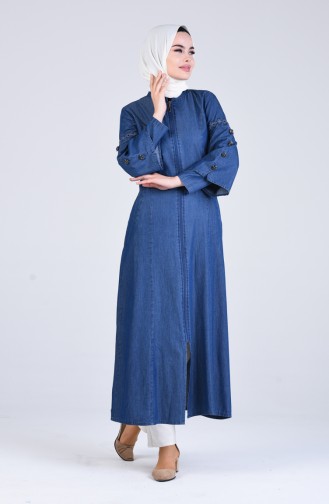 Navy Blue Abaya 9277-02