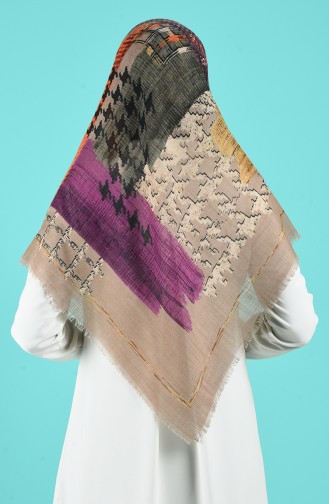 Khaki Shawl 2492-14