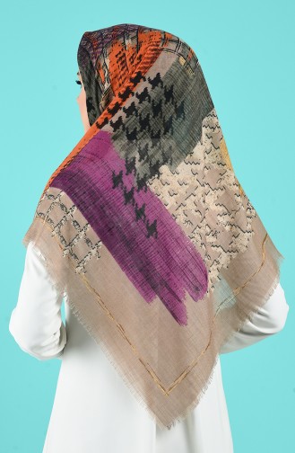 Khaki Shawl 2492-14