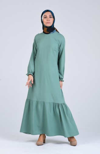 Robe Hijab Vert noisette 2004-03
