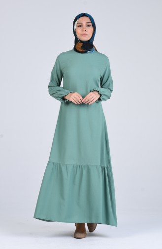 Robe Hijab Vert noisette 2004-03