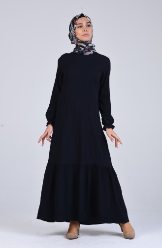 Robe Hijab Bleu Marine 2004-04