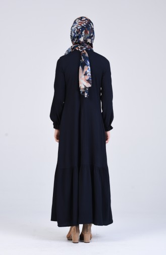 Robe Hijab Bleu Marine 2004-04