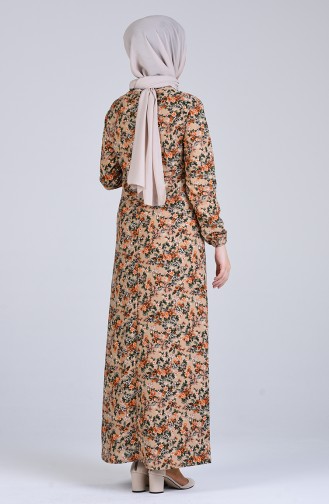 Robe Hijab Beige 8874-02