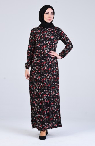 Robe Hijab Noir 8874-03