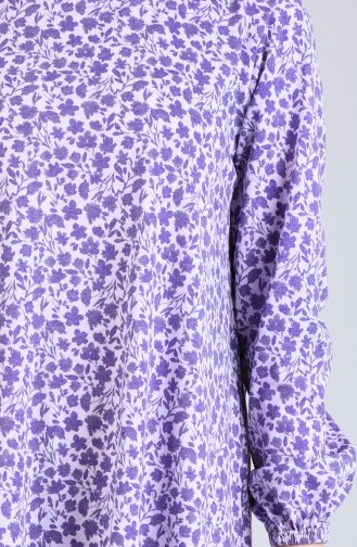 Purple Hijab Dress 6169G-02