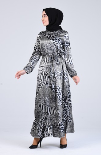 فستان رمادي 2158-01