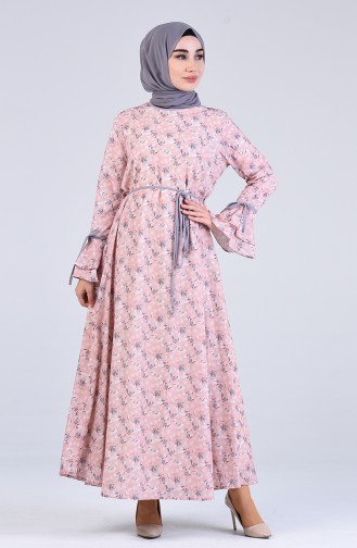 Robe Hijab Poudre 3090-04