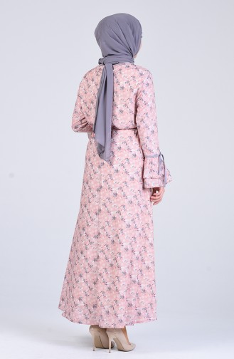 Robe Hijab Poudre 3090-04