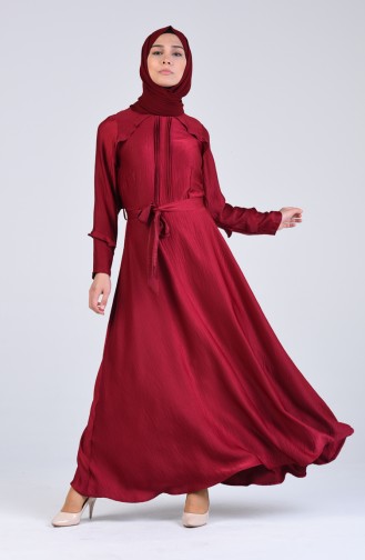 Robe Hijab Plum Foncé 3092-04