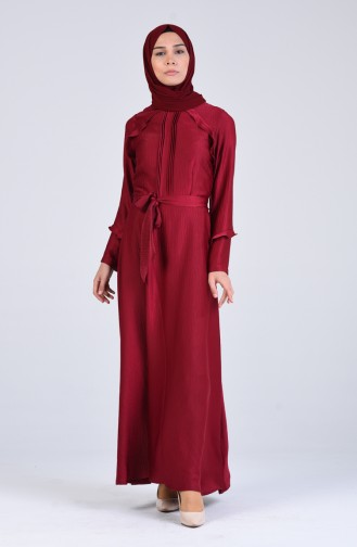 Robe Hijab Plum Foncé 3092-04