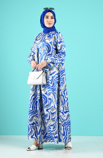 Robe Hijab Blue roi 3184-01