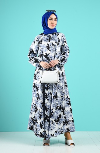 Robe Hijab Blue roi 3186-03