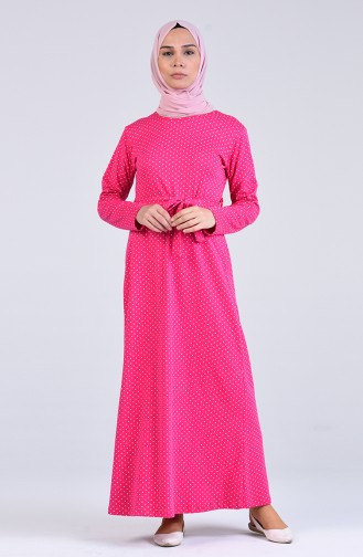 Belted Dress 4462-01 Fuchsia 4462-01