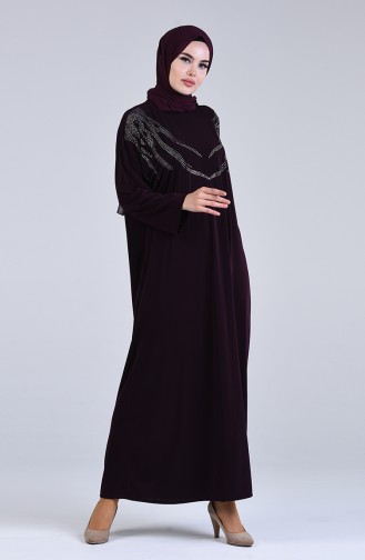 Lila Hijab Kleider 1637-04