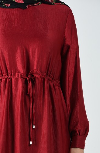 Aerobin Fabric waist Gathered Dress 3087-02 Dark Damson 3087-02