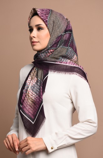 Plum Scarf 2506-09