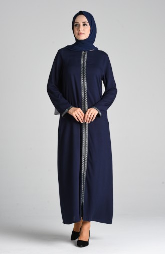 Abayas Bleu Marine 0617-02