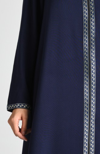 Abayas Bleu Marine 0617-02