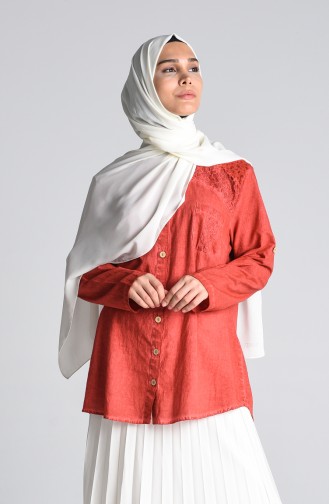 Brick Red Shirt 1313-01