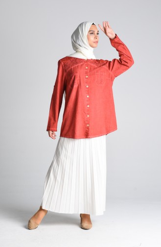 Brick Red Shirt 1313-01