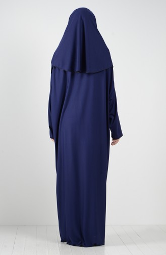 Navy Blue Prayer Dress 4538-02