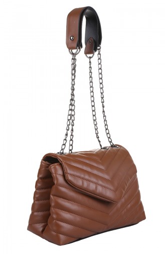 Tobacco Brown Shoulder Bag 400-091