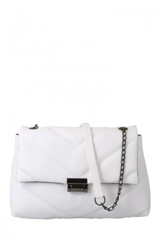 White Shoulder Bag 405-105