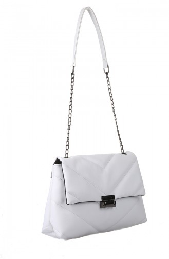 White Shoulder Bag 405-105