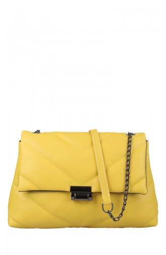 Sac D`épaule Jaune 405P-181