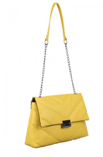 Sac D`épaule Jaune 405P-181