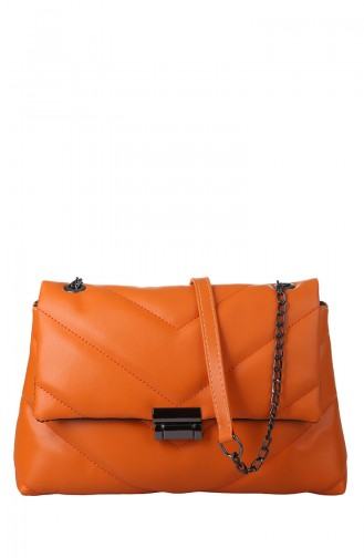 Orange Schultertasche 405-430