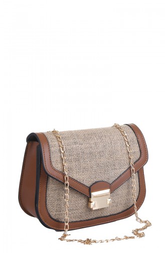 Tobacco Brown Shoulder Bag 408-091