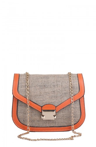 Orange Schultertasche 408-430