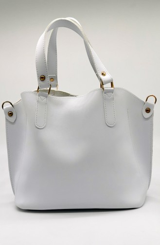 White Shoulder Bag 3546-09