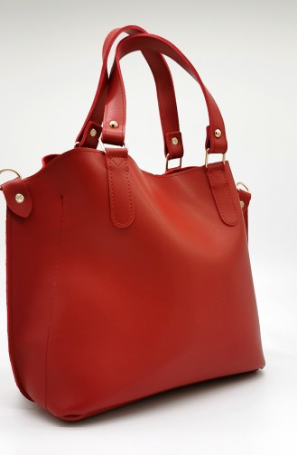 Rot Schultertasche 3546-40