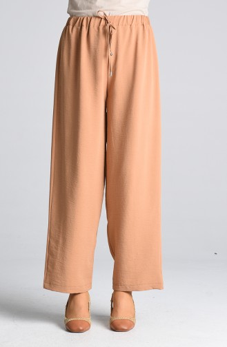 Aerobin Fabric Elastic waist Trousers 0054-15 Dark Beige 0054-15