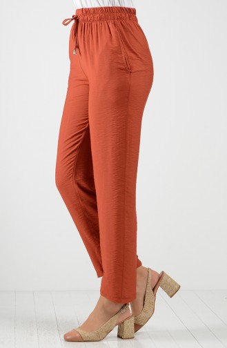 Pantalon Couleur brique 0151A-01